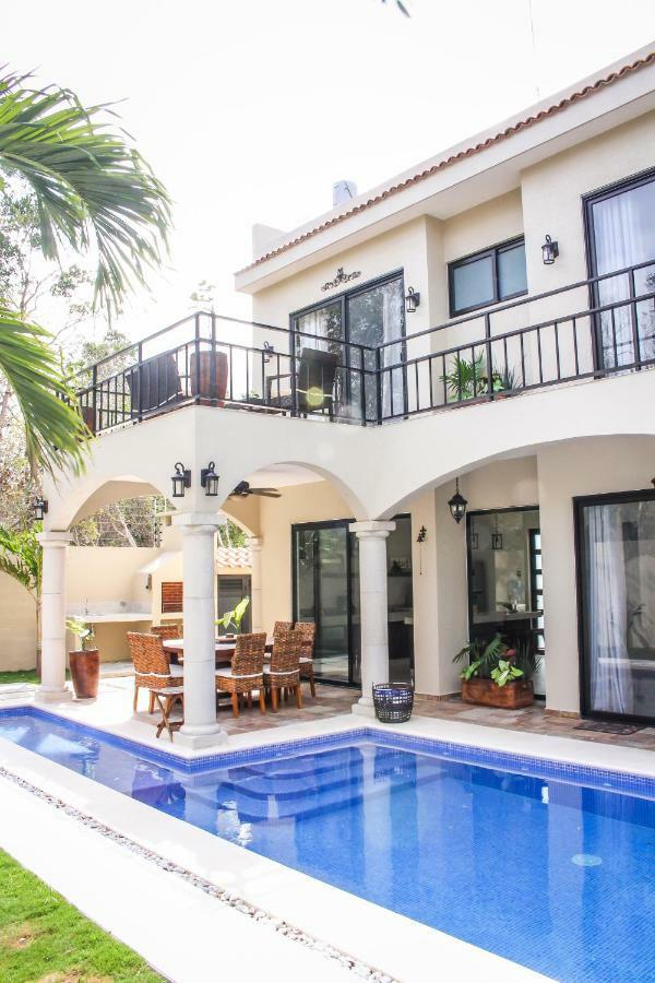 Tulum Stunning Villa For 10-Cabana-Private Pool-Parking Екстер'єр фото